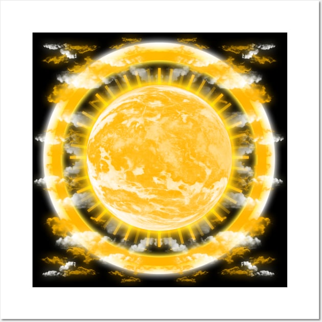 Sunshine and Clouds - Halo Wall Art by ArtsoftheHeart